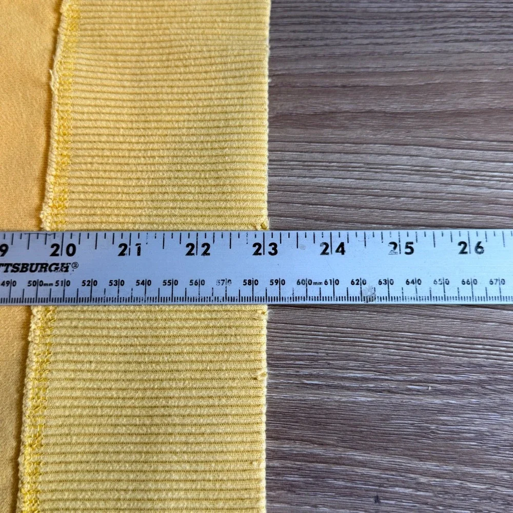 Vintage Abercrombie & Fitch Hoodie Sweatshirt Mens Small‎ Yellow Y2K Pullover